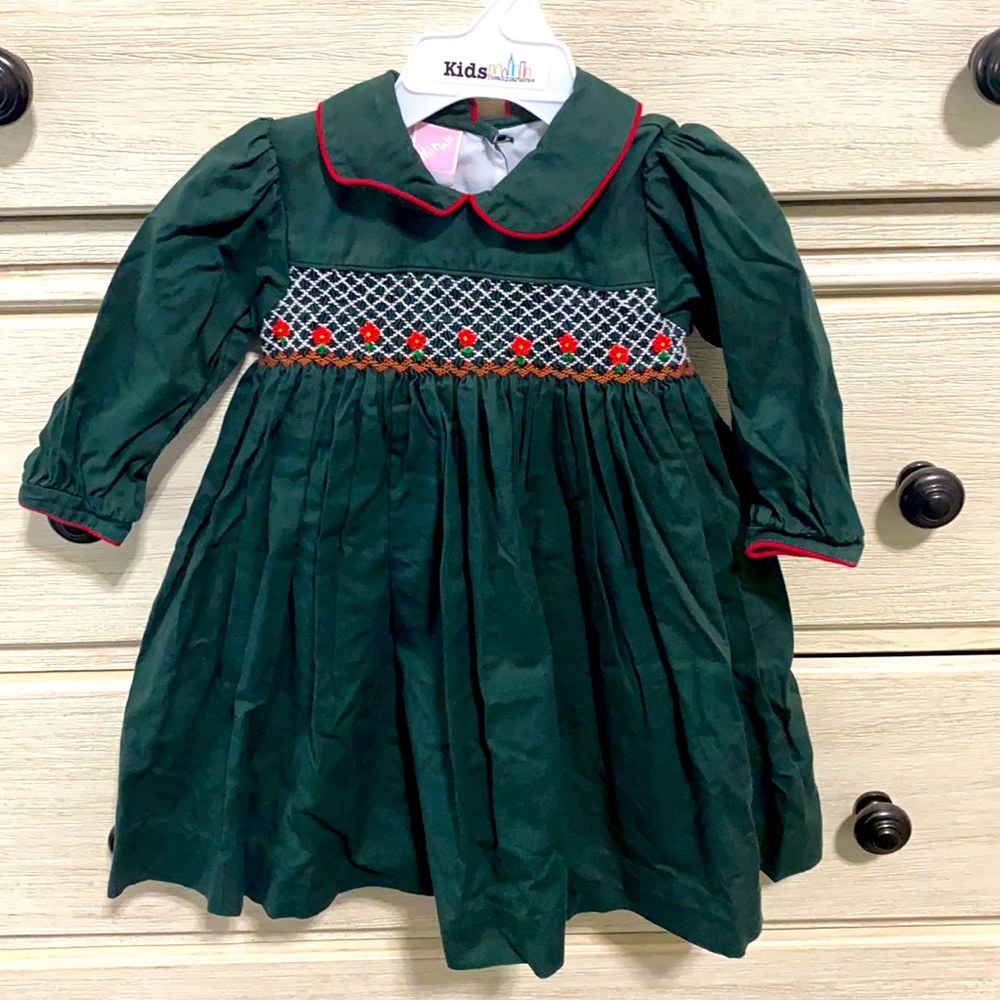 Will’Beth Baby. Christmas Dress. 18 Months.